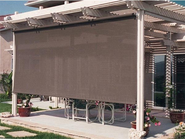 2024 Latest household outdoor HDPE sun shade Roller Blind