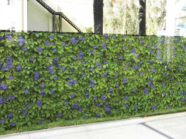 2024 Fashion Style Printed HDPE Outdoor Fence Screen Net For Garden and Playground