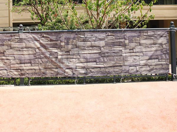 Custom High quality colorized waterproof fence screen