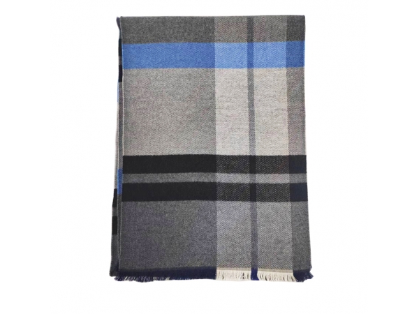 2024 Hot Selling Amazon Fashion Men shawl Custom Thick Wool Blend Scarf for Autumn Winter