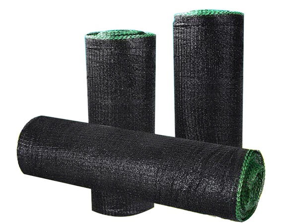  100% HDPE Knitting Outdoor 50-75gsm Black shade net for Agriculture