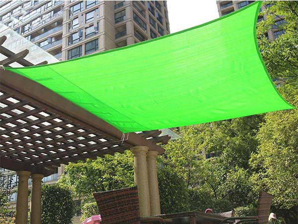 Chinese Supplier Wholesale Square sun shade sail for garden 