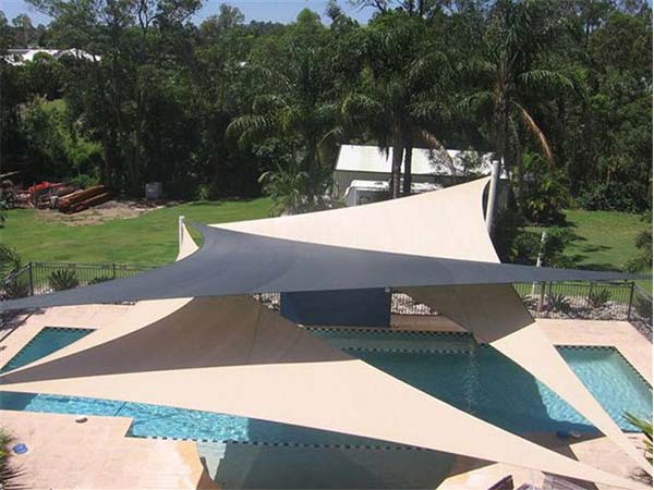 Fashion Design HDPE swimming pool shade sail