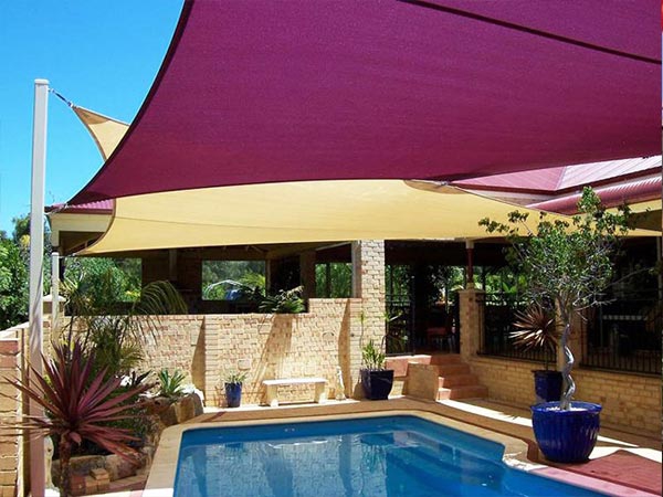 2024 Newest style heavy duty HDPE sun shade sail for swimming pool