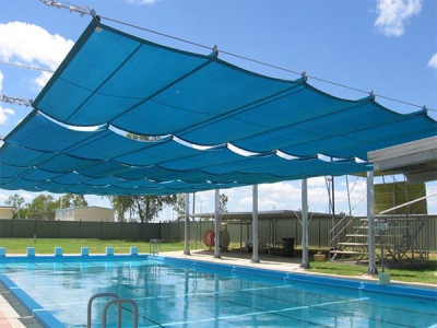 2024 Wholesale/Custom New Design wave shade sail for swimming pool