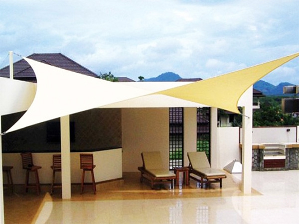 Custom/Wholesale Low Price pure color rectangle shade sail for outdoor