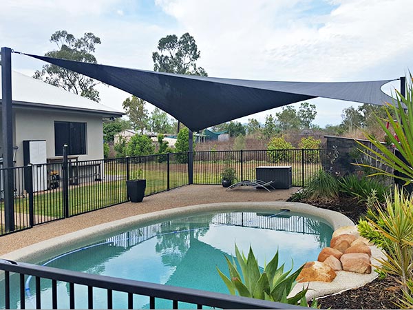 2024 Newest style heavy duty HDPE sun shade sail for swimming pool